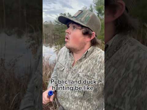 Gotta love sky blasters #comedyshorts #skit #publicland #duckseason #waterfowl #hunting