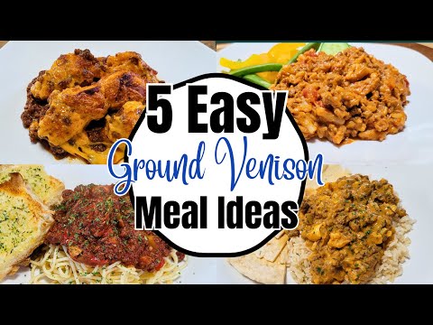 Ground Venison Recipes | Venison Cooking for Beginners | Simple and Tasty Venison Meal Ideas