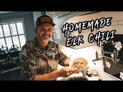 Homemade Elk Chili Recipe! Easy Ingredients