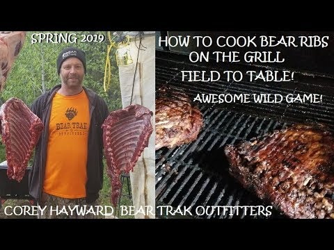 How to make Bear Ribs on the Grill Field to Table with Bear Trak Outfitters