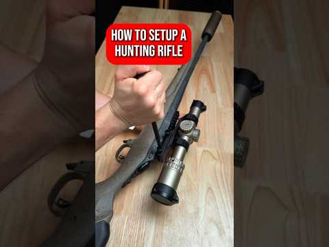 How to Setup a Hunting Rifle #shorts