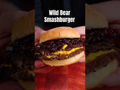 I used Wild Bear meat to make this burger….