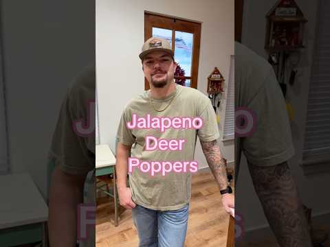 Jalapeno Deer Poppers! 🦌🌶️ #deer #venison #recipe #easyrecipe