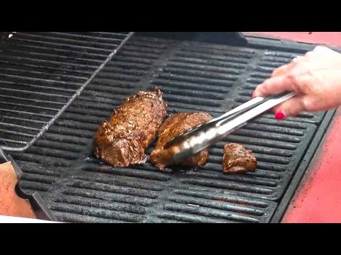 Marinated Bear Meat Steak from Kris' Kitchen