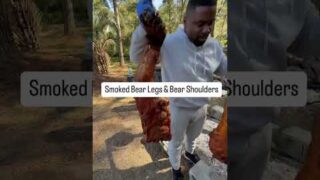 Smoked bear legs ‼️🤠 #fooodblogger #explore #fypシ゚ #foryourpage #fypage #tiktok #explorepage