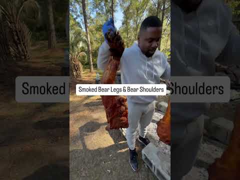 Smoked bear legs ‼️🤠 #fooodblogger #explore #fypシ゚ #foryourpage #fypage #tiktok #explorepage