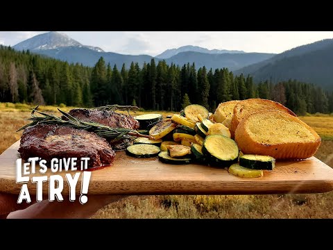 Todd Toven's Fresh Elk Steaks In the Mountains | Let's Give it a Try | Blackstone Griddle