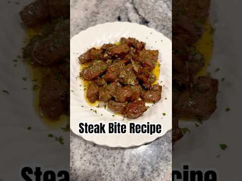 Venison Steak Bites Recipe, so easy & simple but so dang good!! #recipes #cooking #venison