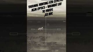 We did some thermal coyote hunting in Nevada using a #22ARC @kak industry barrel & @Hornady ammo