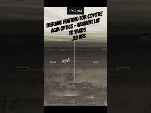 We did some thermal coyote hunting in Nevada using a #22ARC – @kak_industry barrel & @Hornady ammo