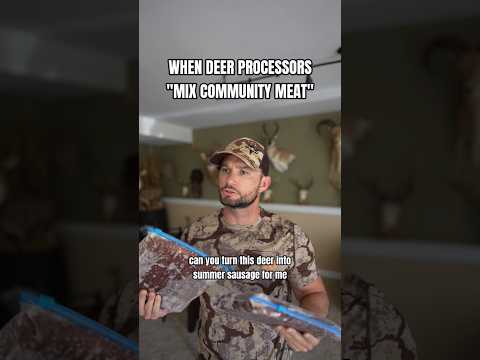 When deer processors mix community meat