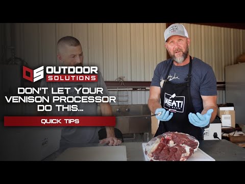 Wild Game Processing | Don't Let Your Processor Do This!