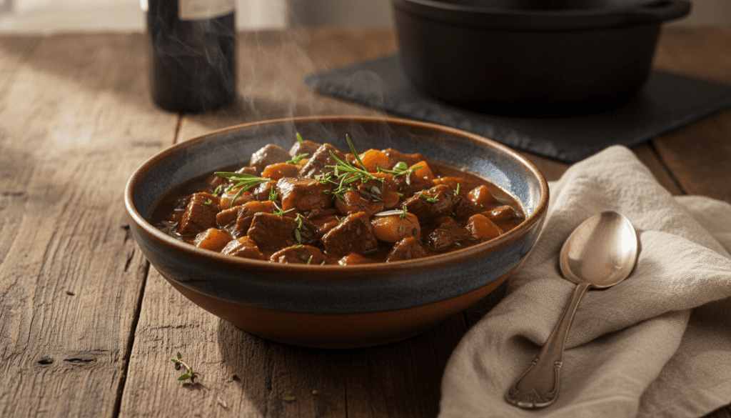 Venison Stew Red Wine Broth: How Do You Make It Venison Stew Red Wine Broth: How Do You Make It Rich?